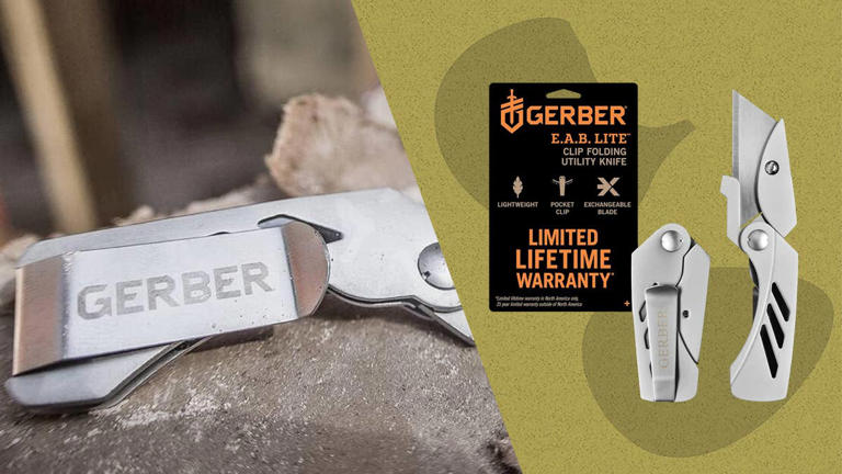 Gerber Gear's 'Rugged' EAB Lite utility knife is just $14 on Amazon for ...