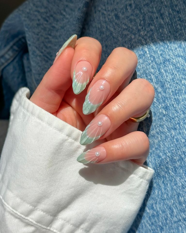 blue pearl nails