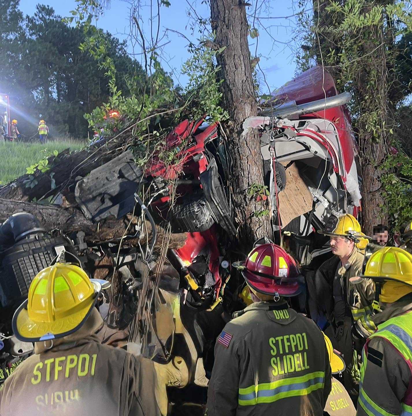 St. Tammany Fire responds to crash that left driver critically injured