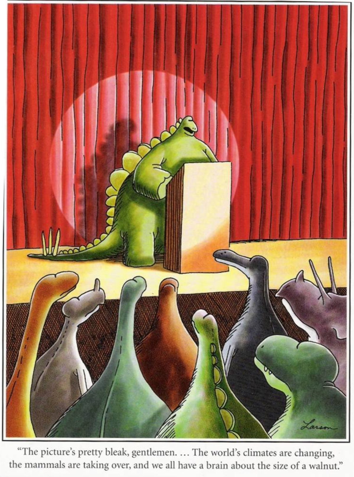 Dinosaurs Recognize Their Coming Extinction