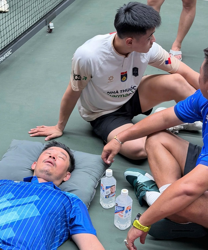 Lão tướng Đỗ Minh Quân quá tải pickleball ở tuổi 42
