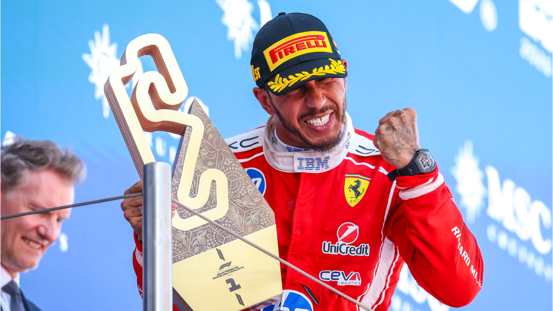 Kardashian clan celebrates Lewis Hamilton's first Formula 1 win for