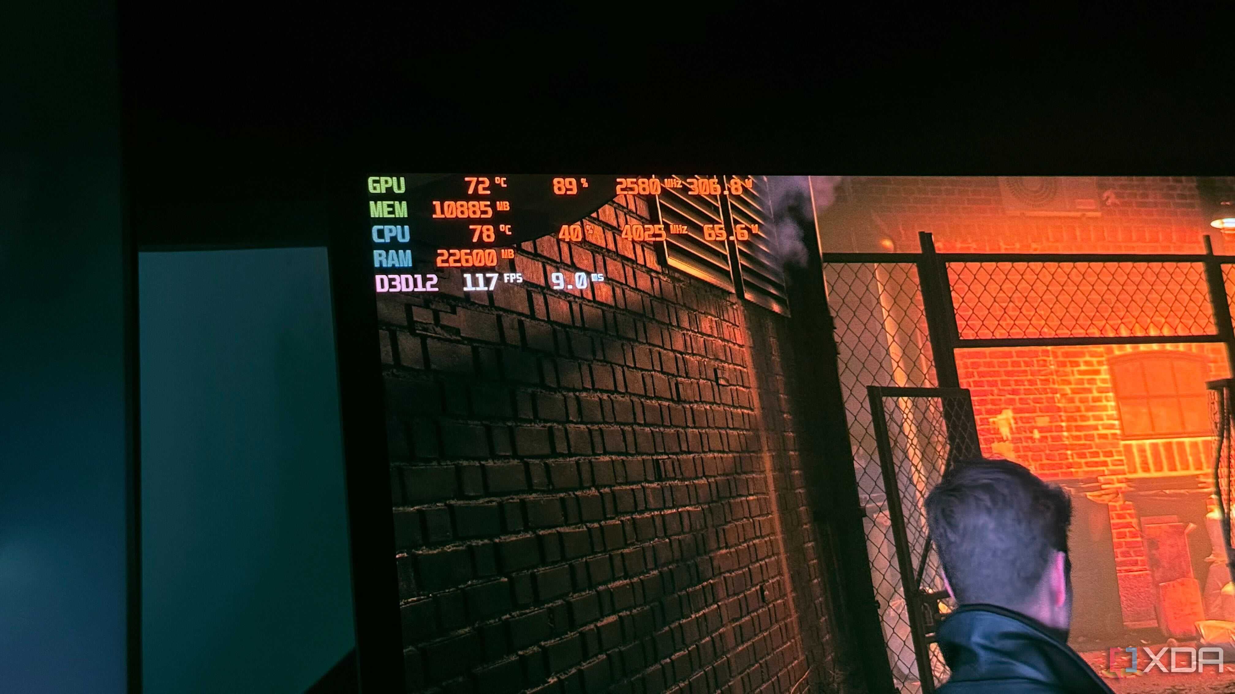 007 First Light FPS monitoring using MSI Afterburner