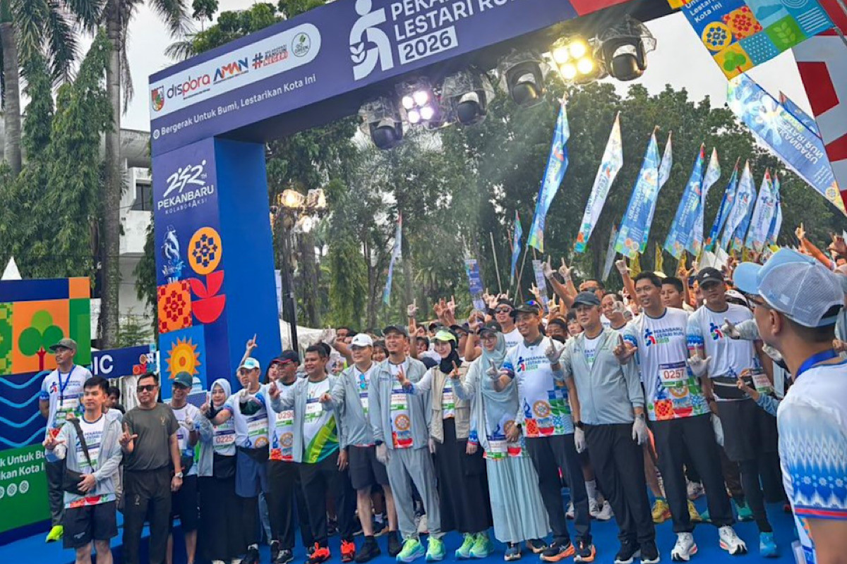 JRP Berikan Perlindungan Peserta Pekanbaru Lestari Run Demi Gaya Hidup Sehat