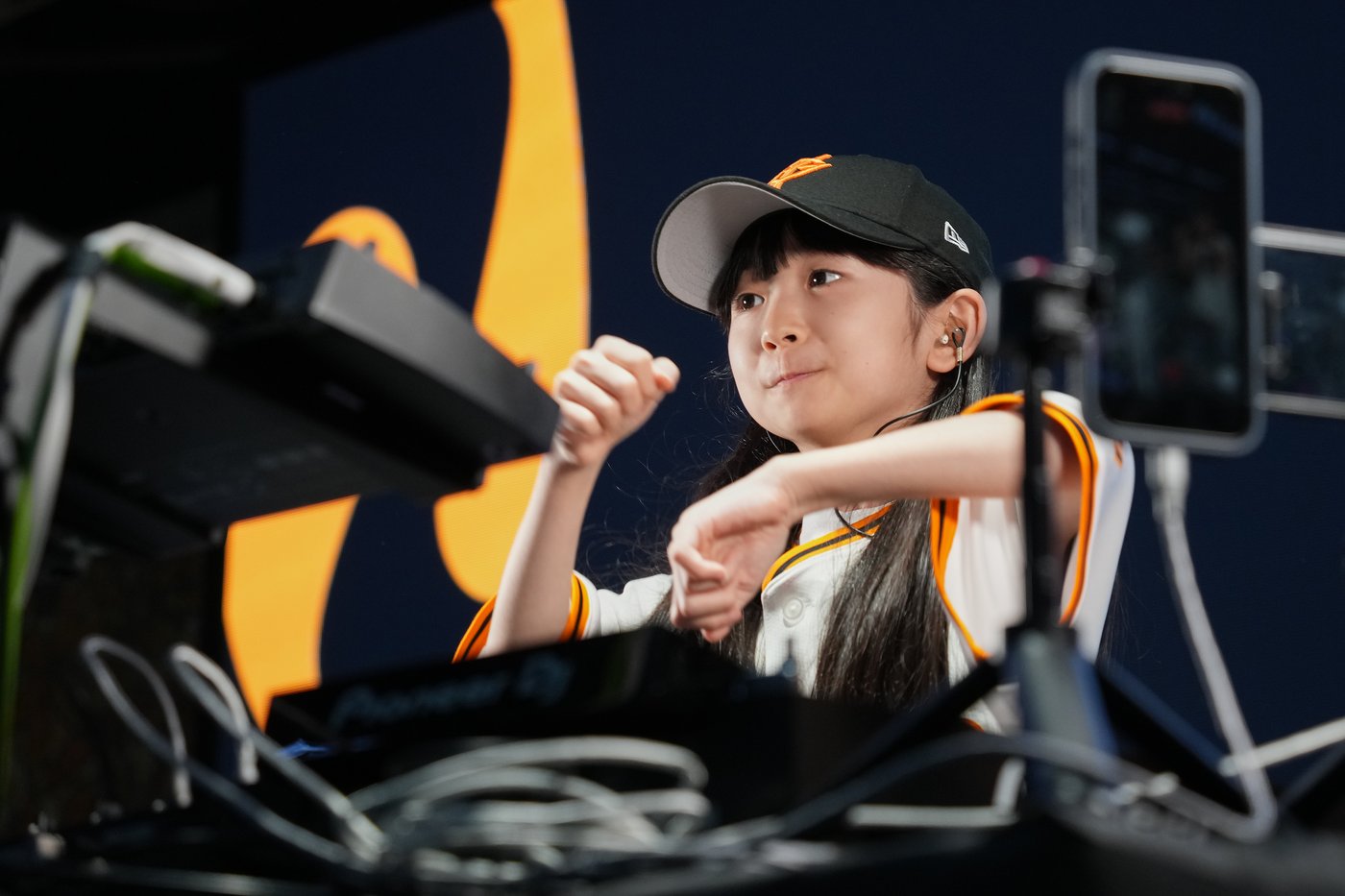 Japan's DJ Rinoka bobs to the beat as a child prodigy techno artist