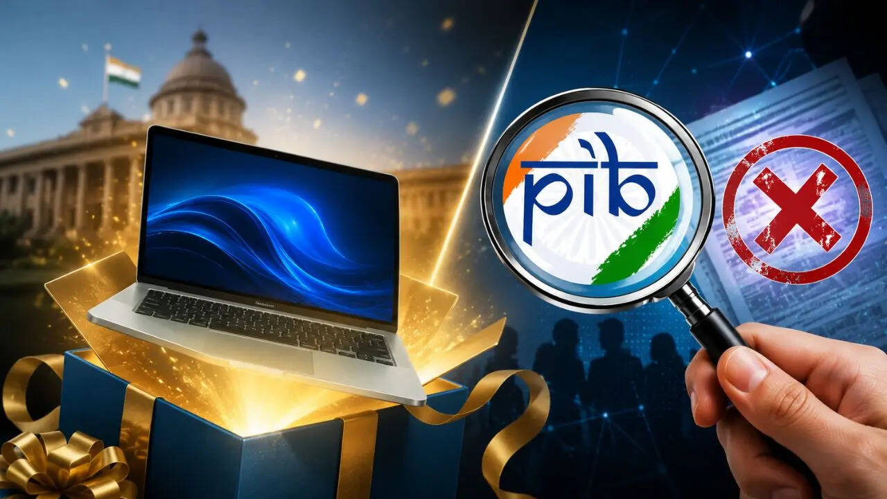 Government giving away free laptops in 2026? PIB fact check reveals truth