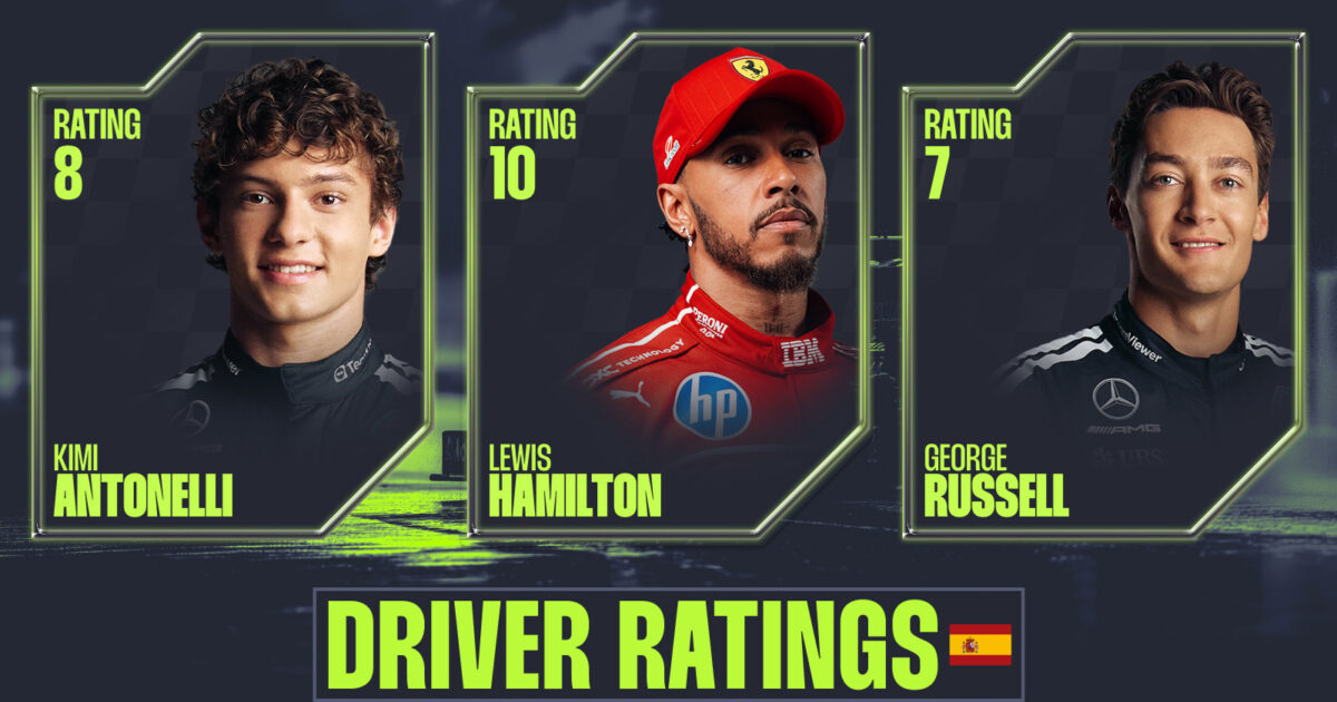 Barcelona GP driver ratings: Hamilton perfect 10 as Russell flatters to ...