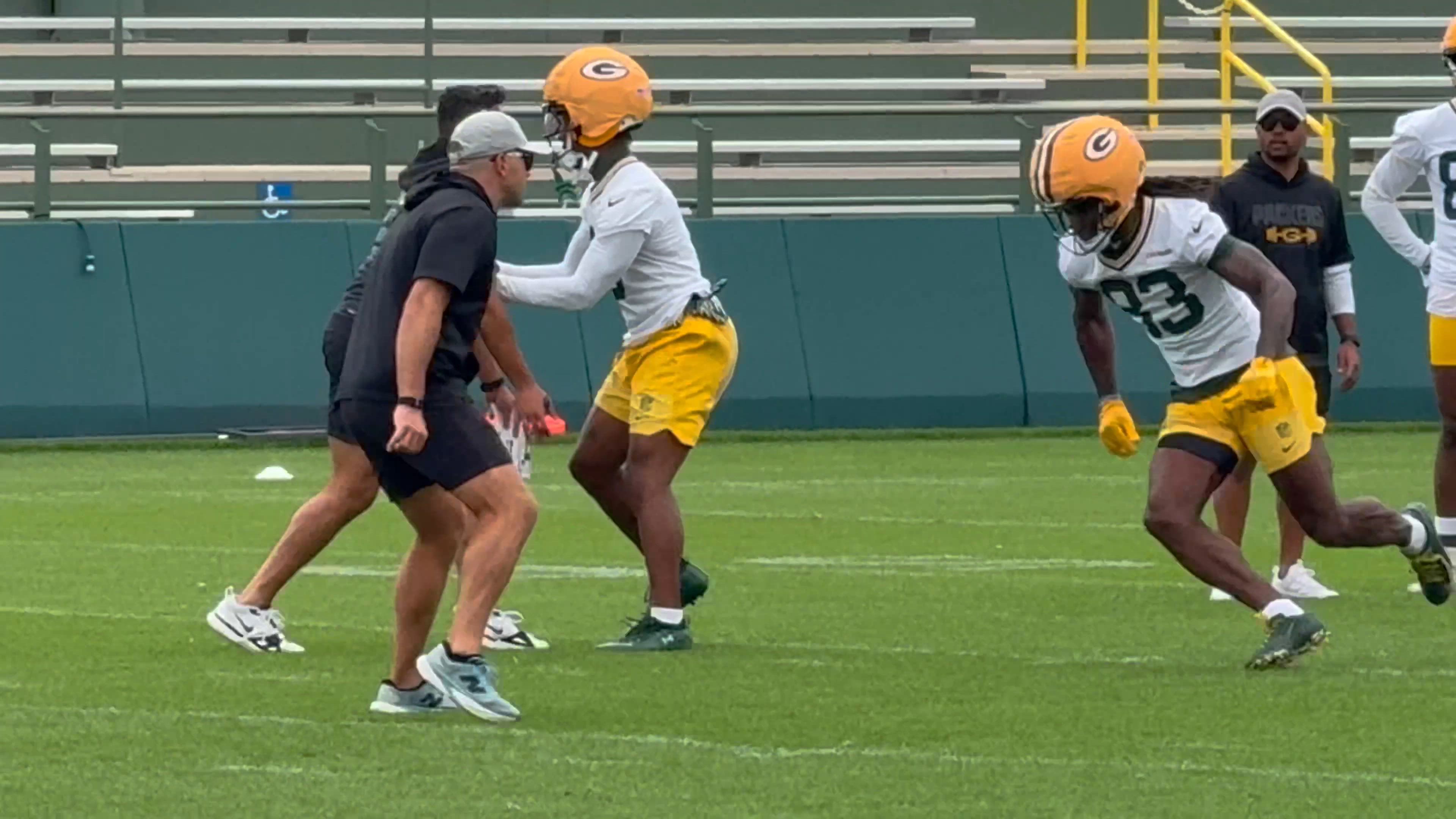 Packers WRs Jayden Reed, Savion Williams at minicamp
