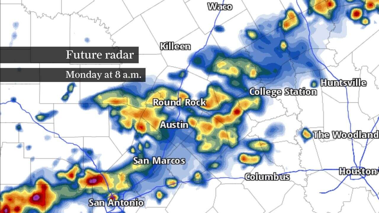 Austin weather: Storm chances increase Monday as flood watch remains in ...