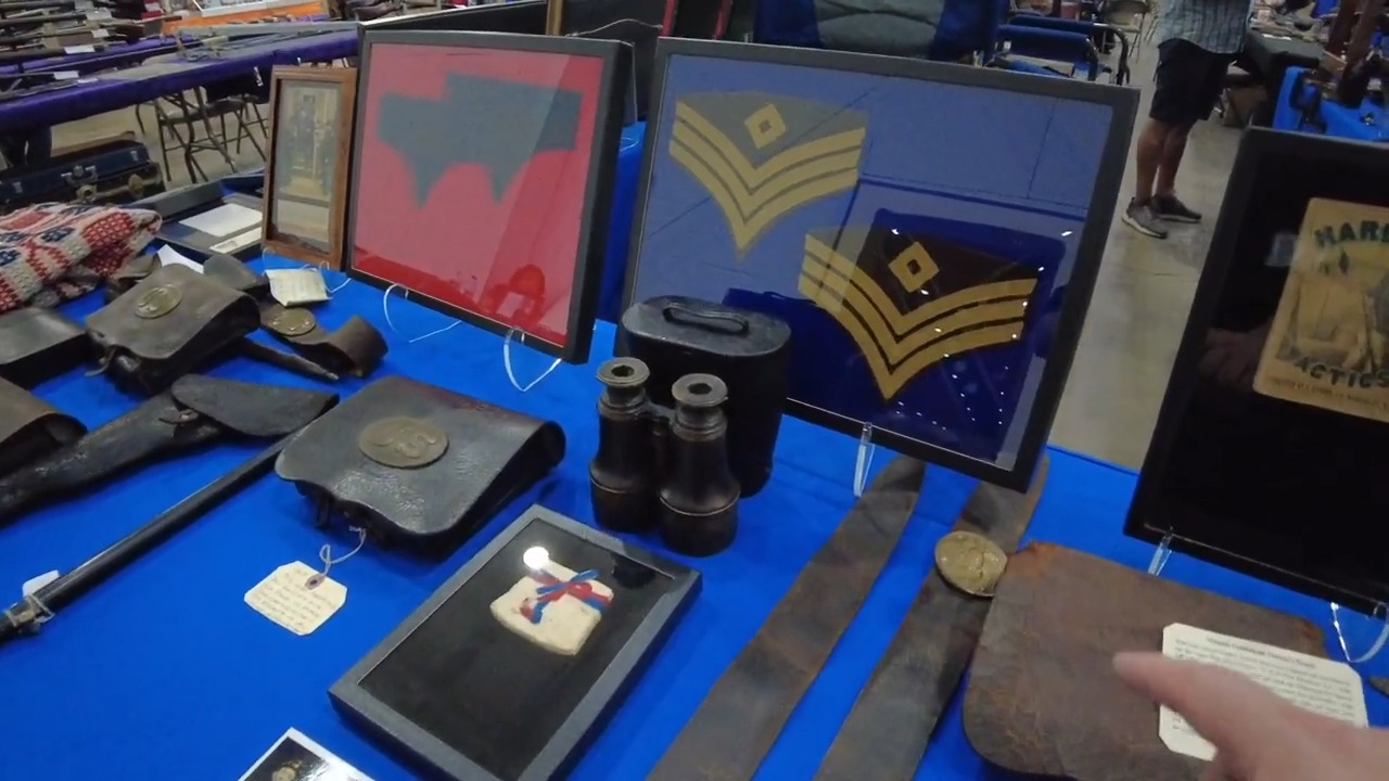 A rare Civil War display revealed the inside of an artillery shell, “it ...