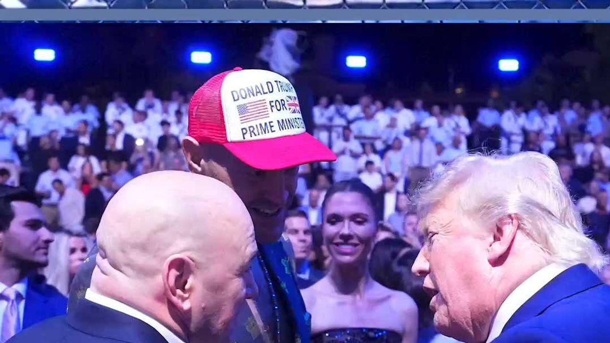 Donald Trump accused of 'falling asleep' during UFC Freedom White House ...
