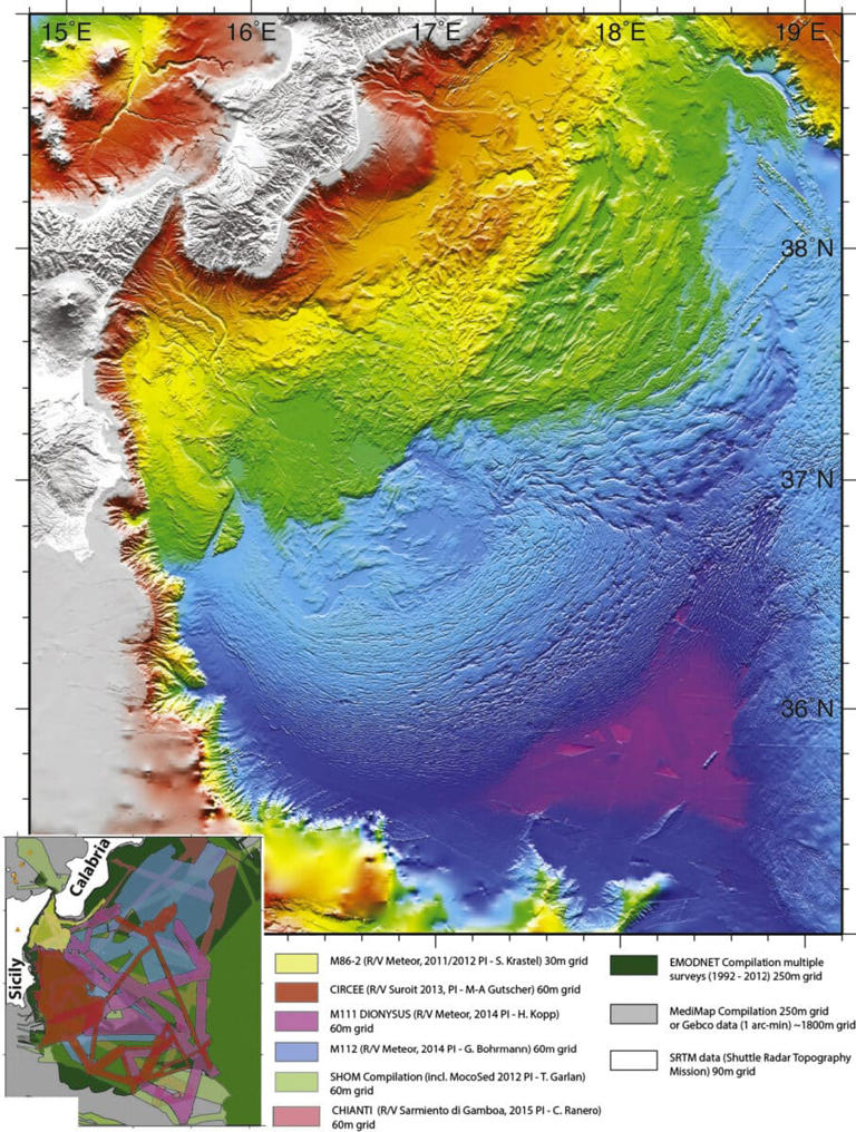 Scientists probing the Mediterranean found an active structure still ...