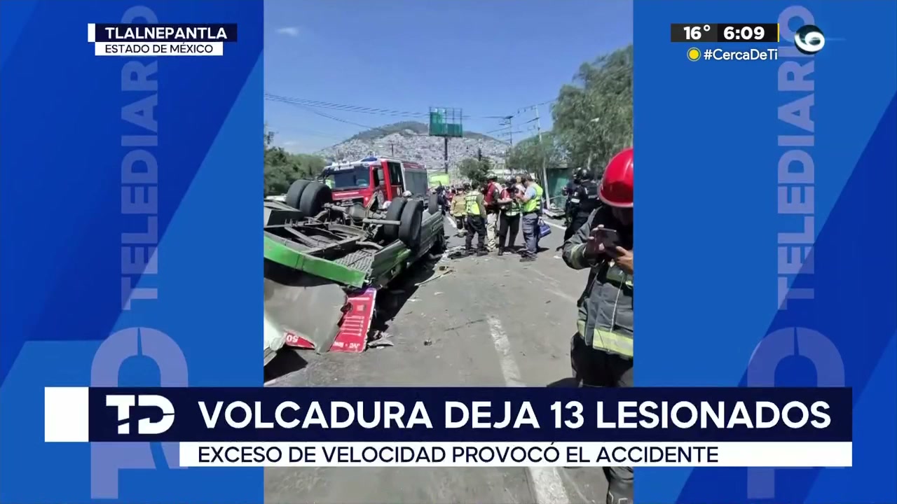 Choque entre unidades de transporte público deja 13 lesionados en la ...