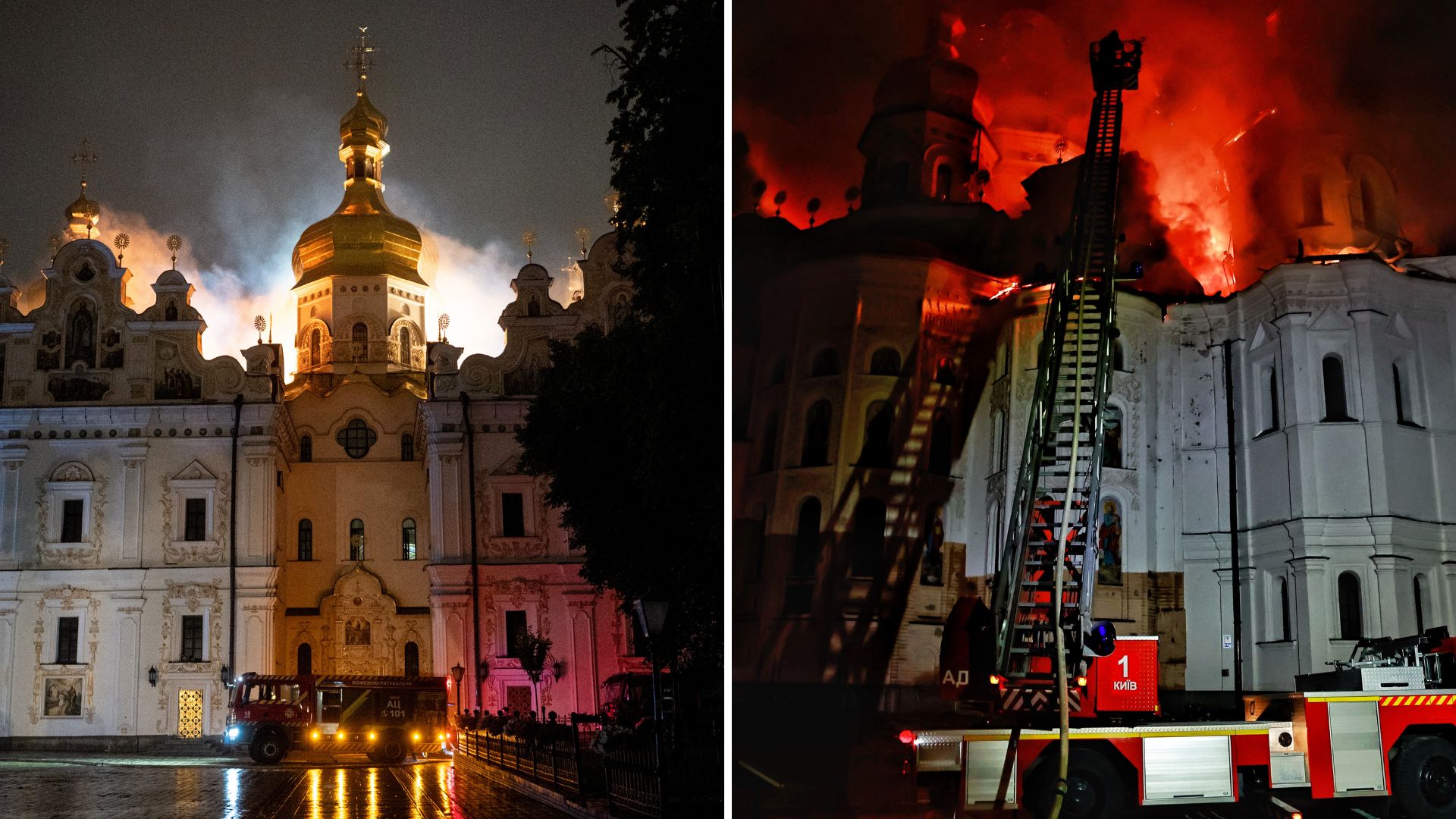 Russia strikes one of Ukraine's most sacred religious landmarks
