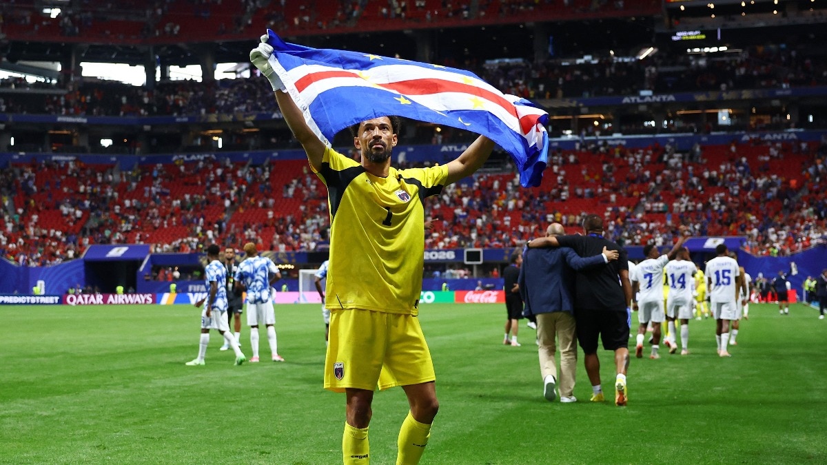 Image for Who is Vozinha? Cape Verde's ageless hero who kept Spain at bay for a famous point