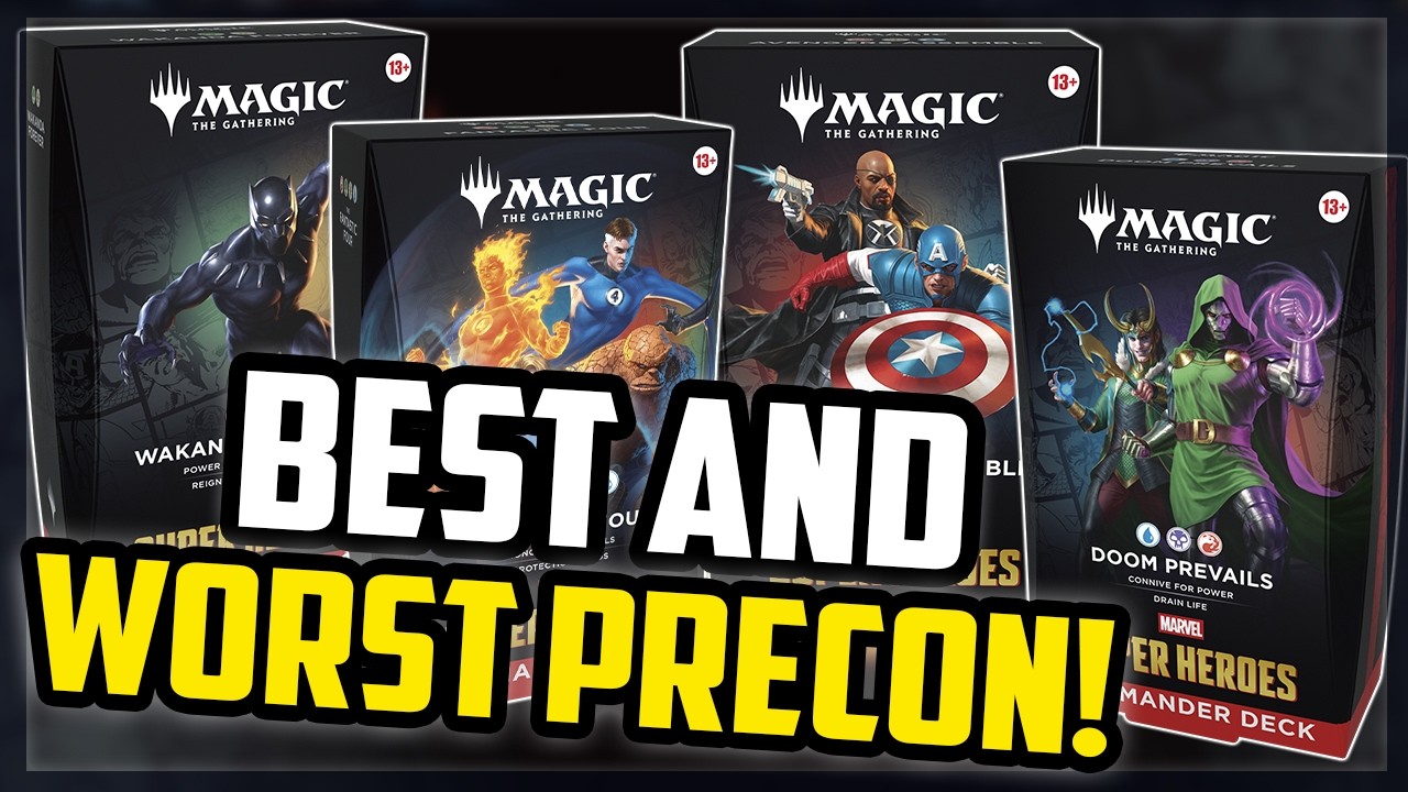 Every Marvel Commander precon ranked: Ultimate best deck guide