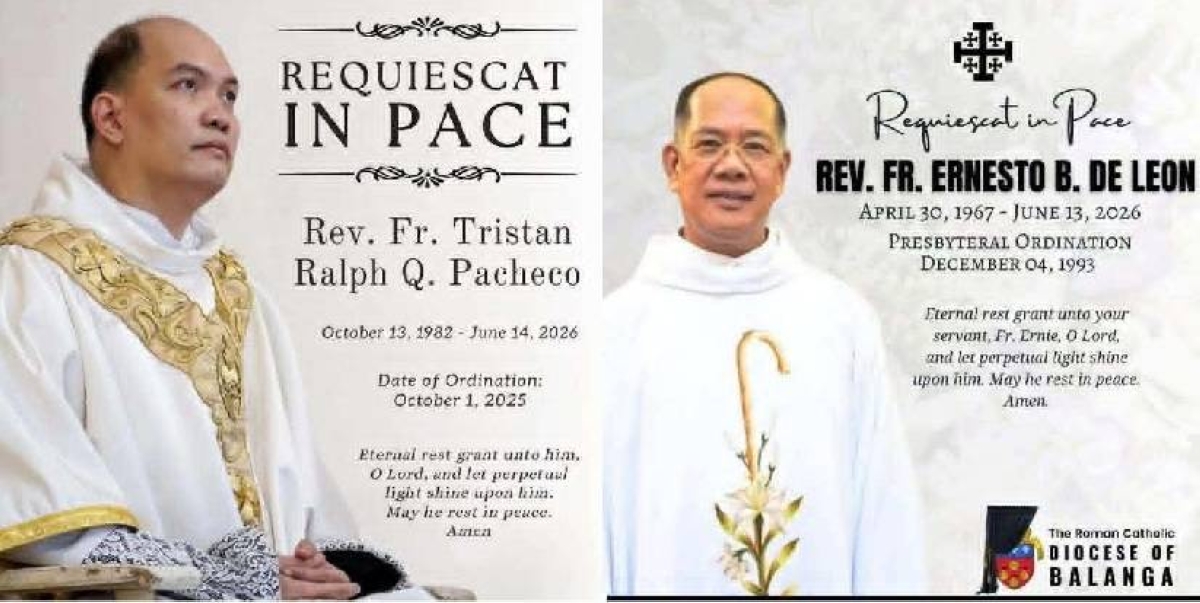 2 Catholic priests in Bataan die in succession