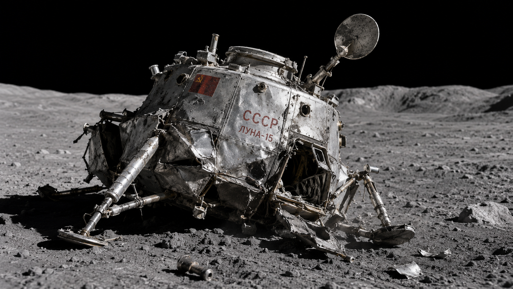 The Soviet moon mission that crashed as Apollo 11 made history