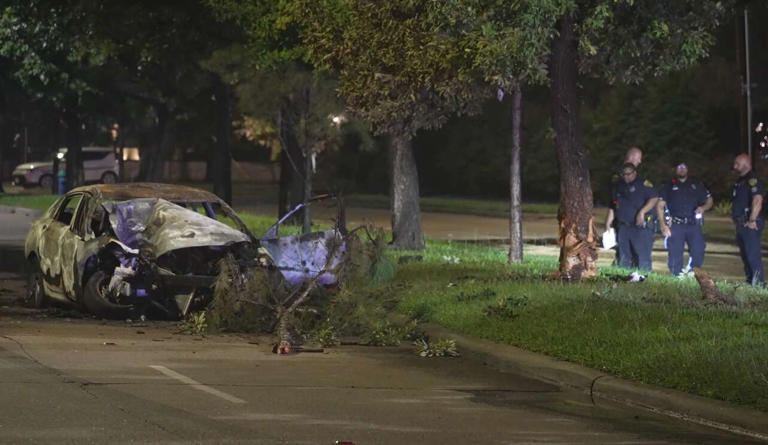 Memorial Drive crash engulfs car in flames, killing 1 and injuring ...