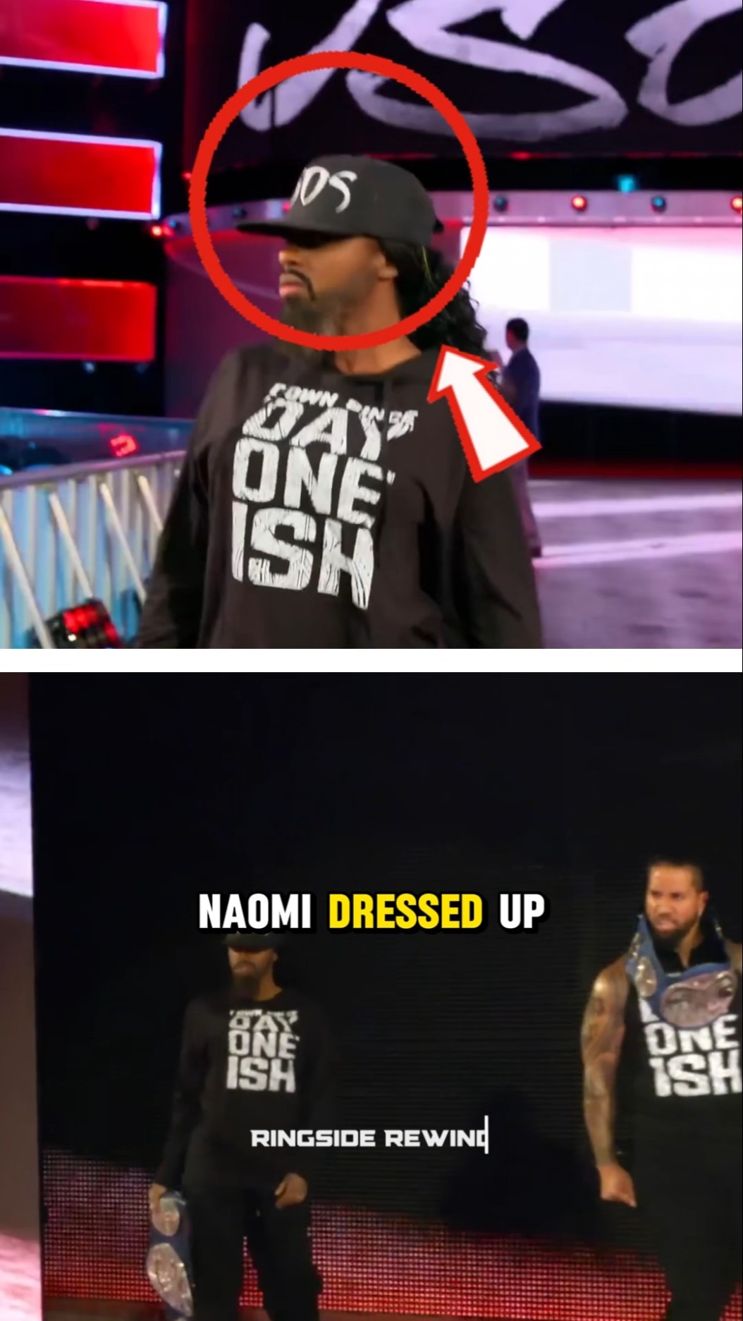 When Naomi nailed Jimmy Uso's entrance 🔥