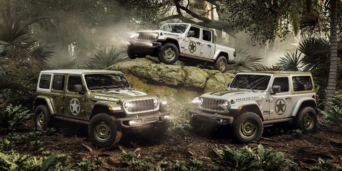 The 2027 Jeep Wrangler and Gladiator Sarge models salute their own history