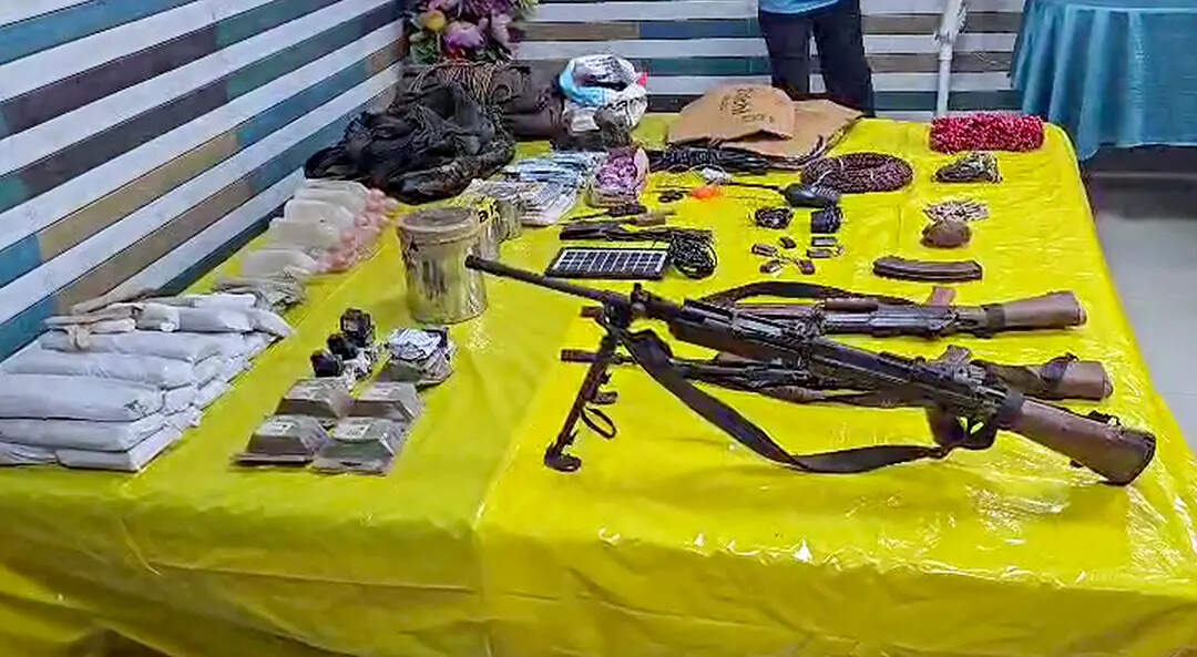 Huge cache of arms, ammunition seized in Odisha's Malkangiri