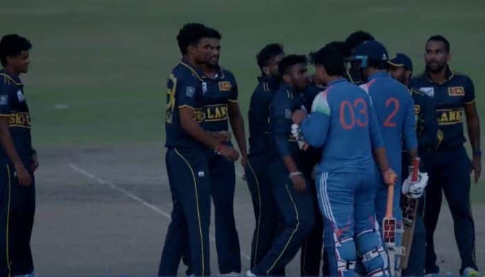 Watch: Vaibhav Sooryavanshi loses cool after India A's super over defeat, clashes with Sri Lanka A player