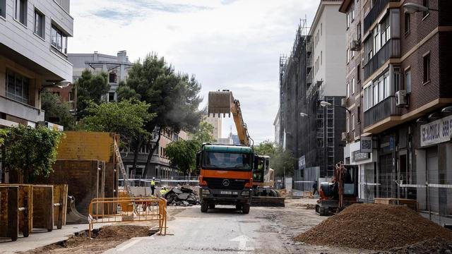 Las obras en la avenida Valencia de Zaragoza llegan a su punto álgido ...
