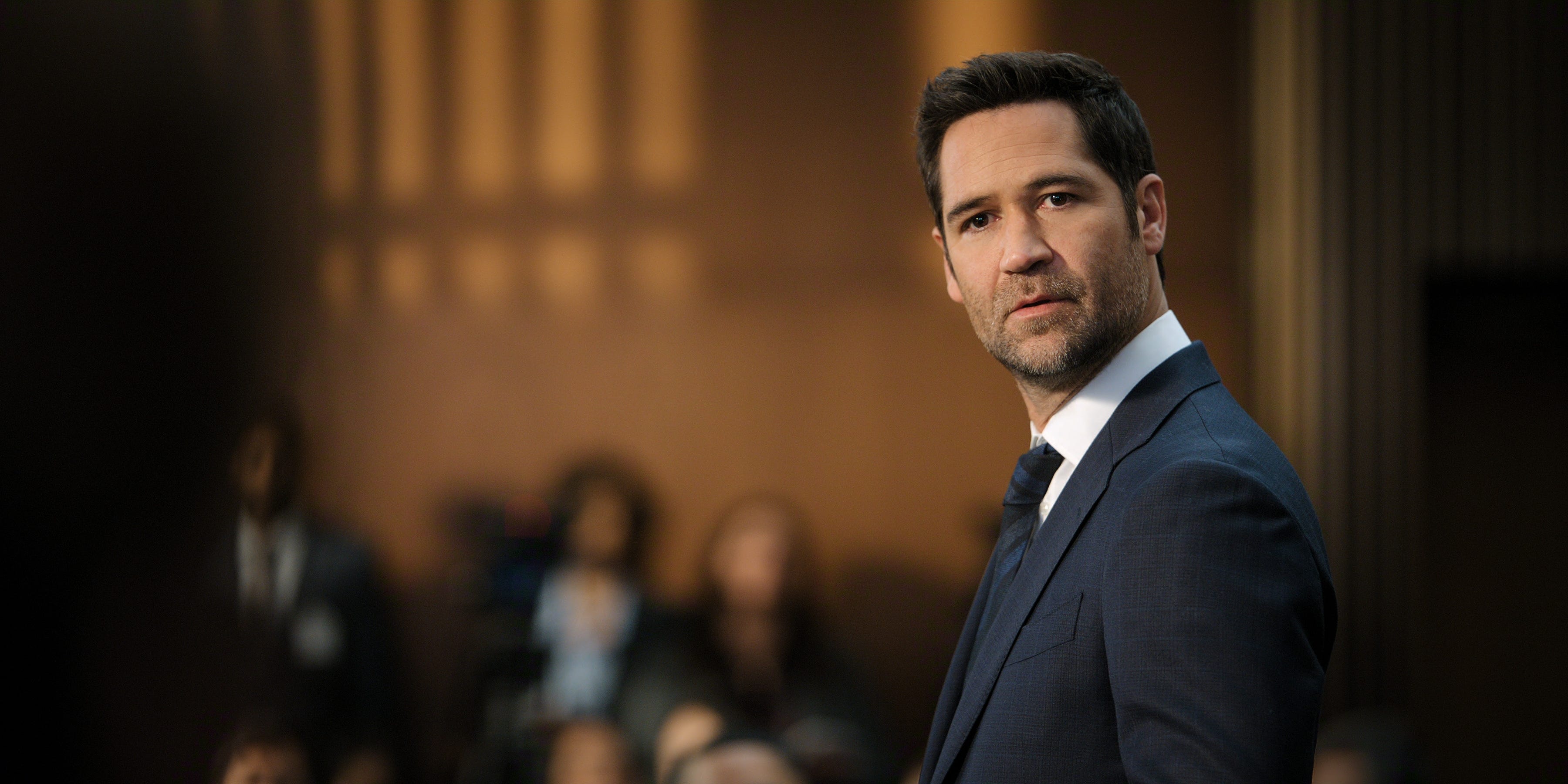 Manuel Garcia-Rulfo, as Mickey Haller, appears in a scene from Episode 408 of "The Lincoln Lawyer."