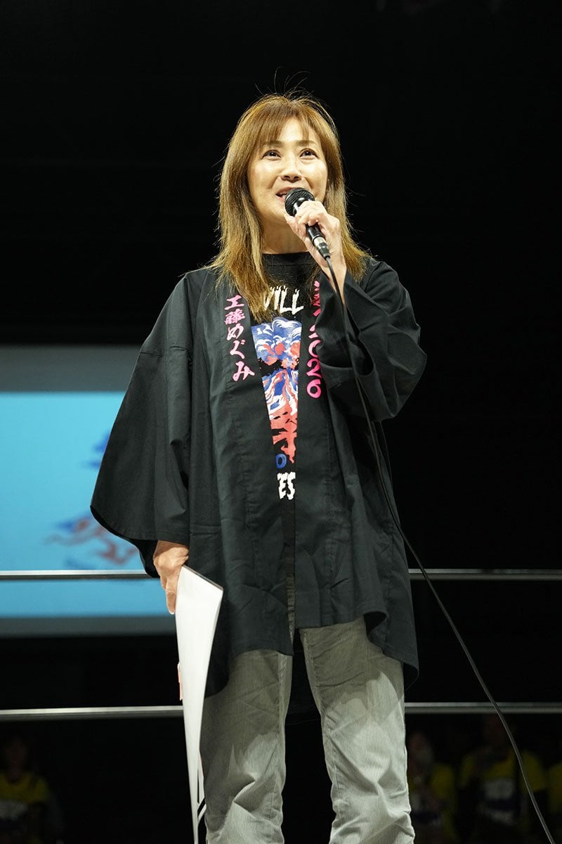邪道姫・工藤めぐみGM 10月の40周年記念大会にSareee参戦の狙い