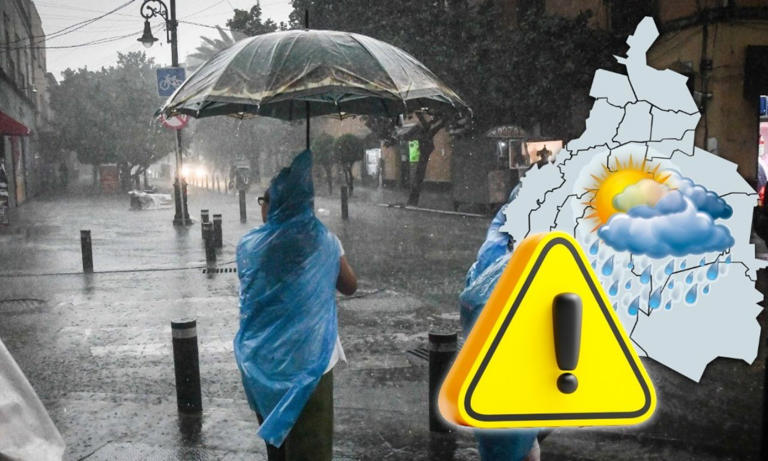 Activan alerta amarilla en 11 alcaldías de CDMX por fuertes lluvias y ...