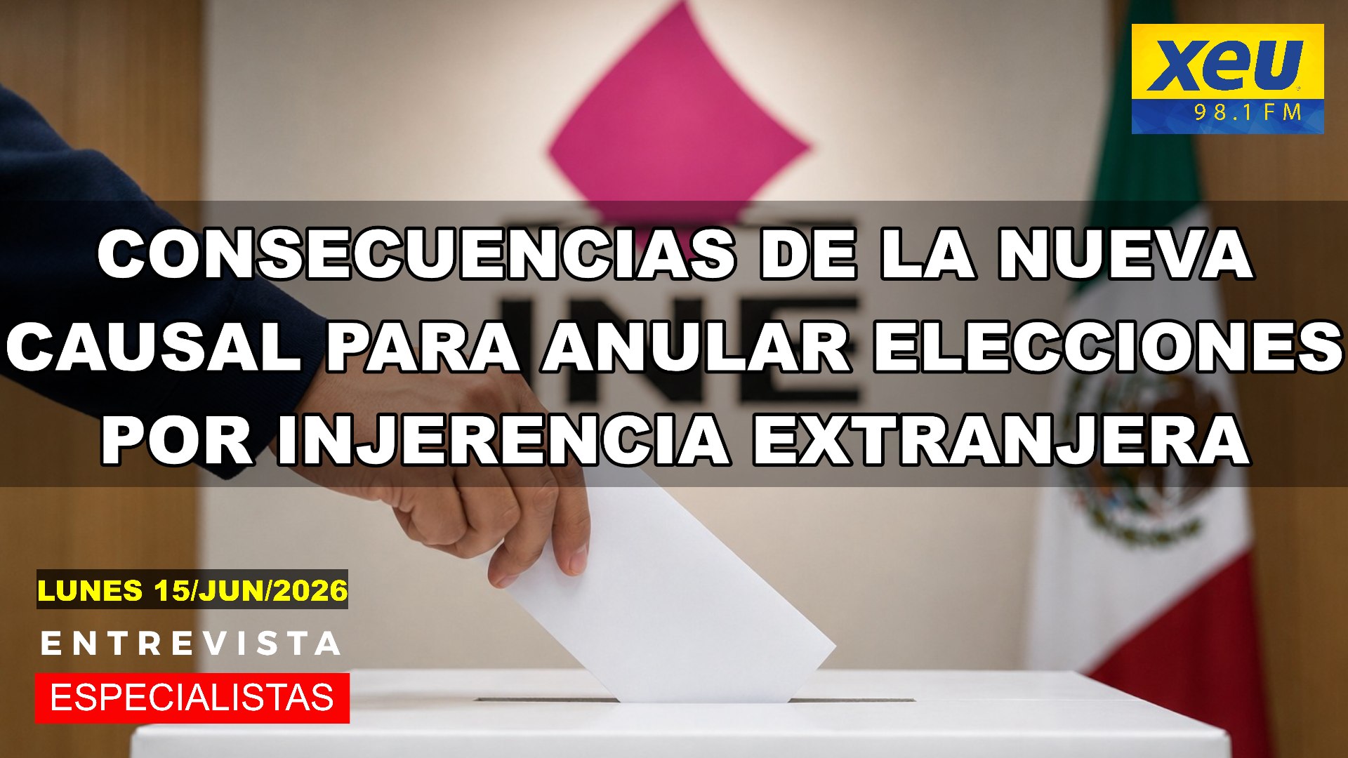 Consecuencias de la nueva causal para anular elecciones por injerencia ...