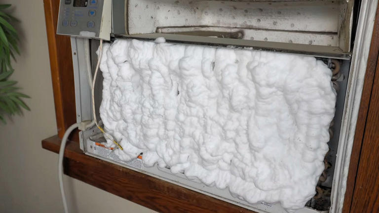 How to clean a window AC unit without removing it