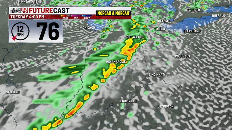 Strong to severe storms possible Tuesday, bigger severe event Wednesday