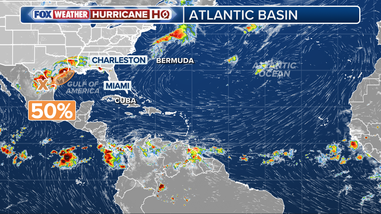 Tropical disturbance in Gulf carries 50% chance of development, poses ...