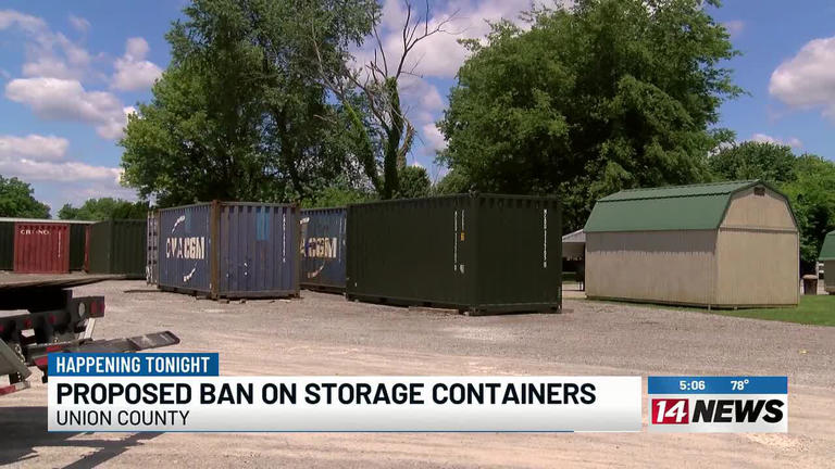 Union County considered ban on storage containers