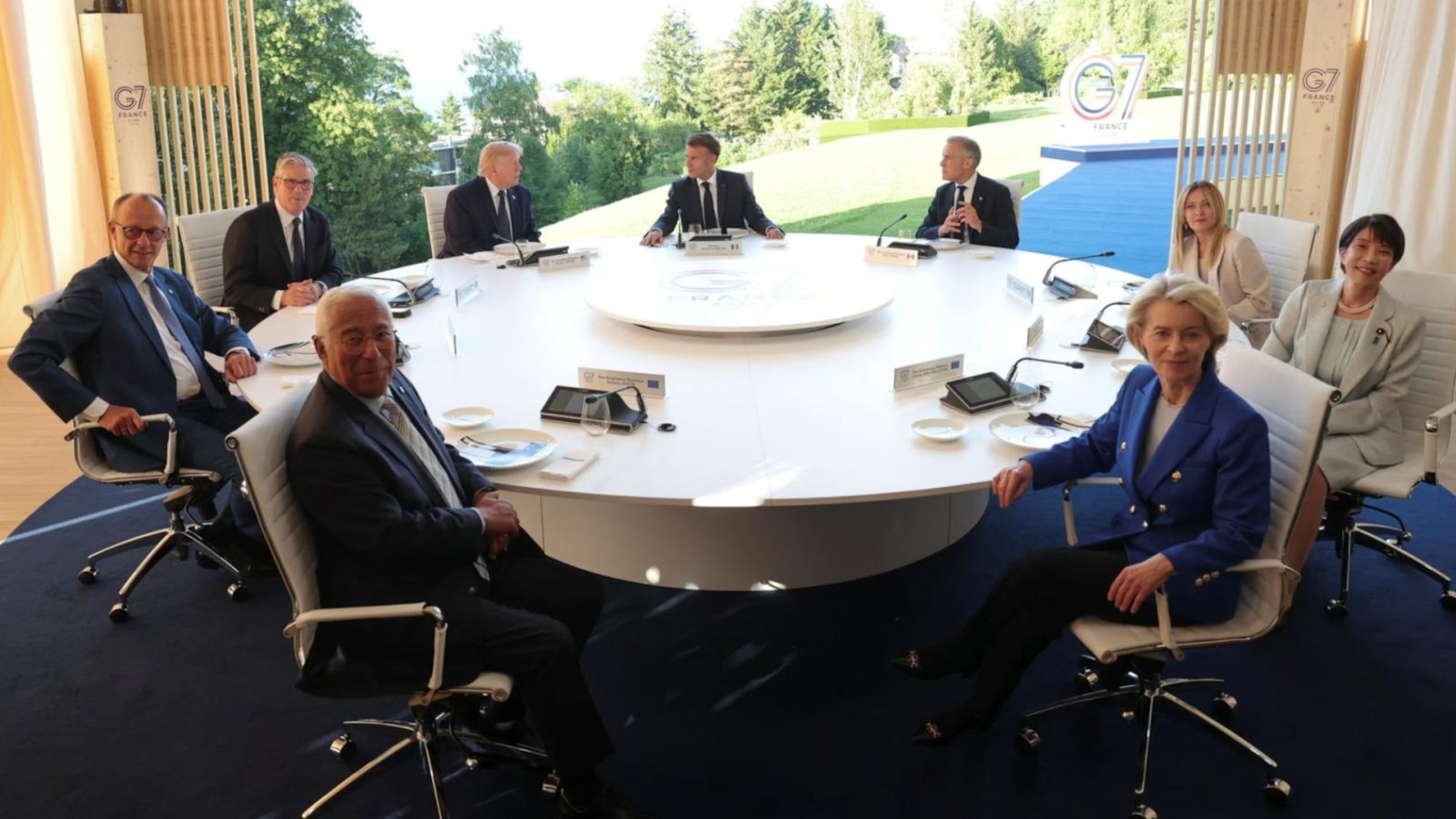 G7 leaders gather as Iran deal shifts global focus