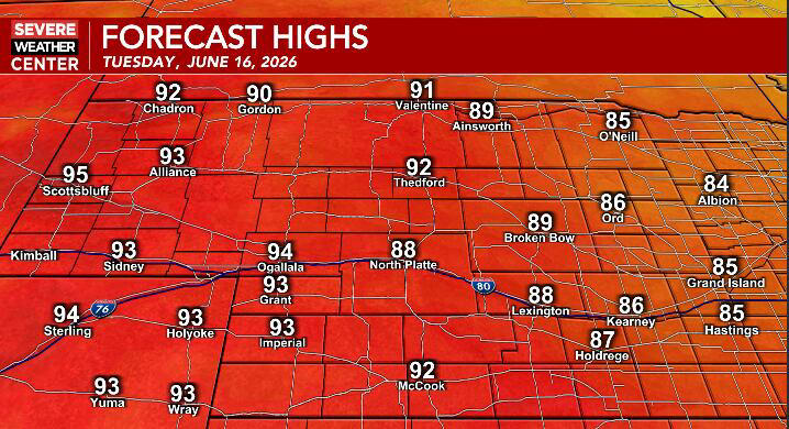 Warm, sunny week ahead with weekend thunderstorm chances