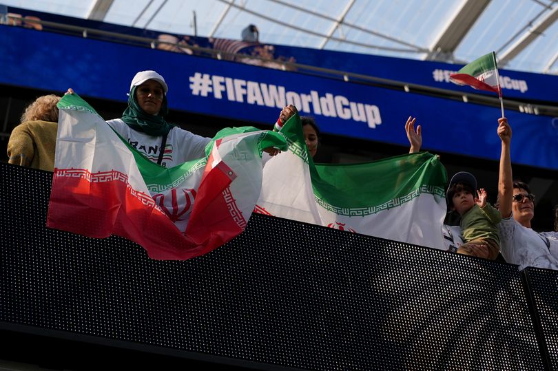 Fans gather prior to 2026 FIFA World Cup First Stage Group G match between IR Iran and New Zealand at the Los Angeles Stadium (SoFi Stadium) in Inglewood, California, United States on June 15, 2026