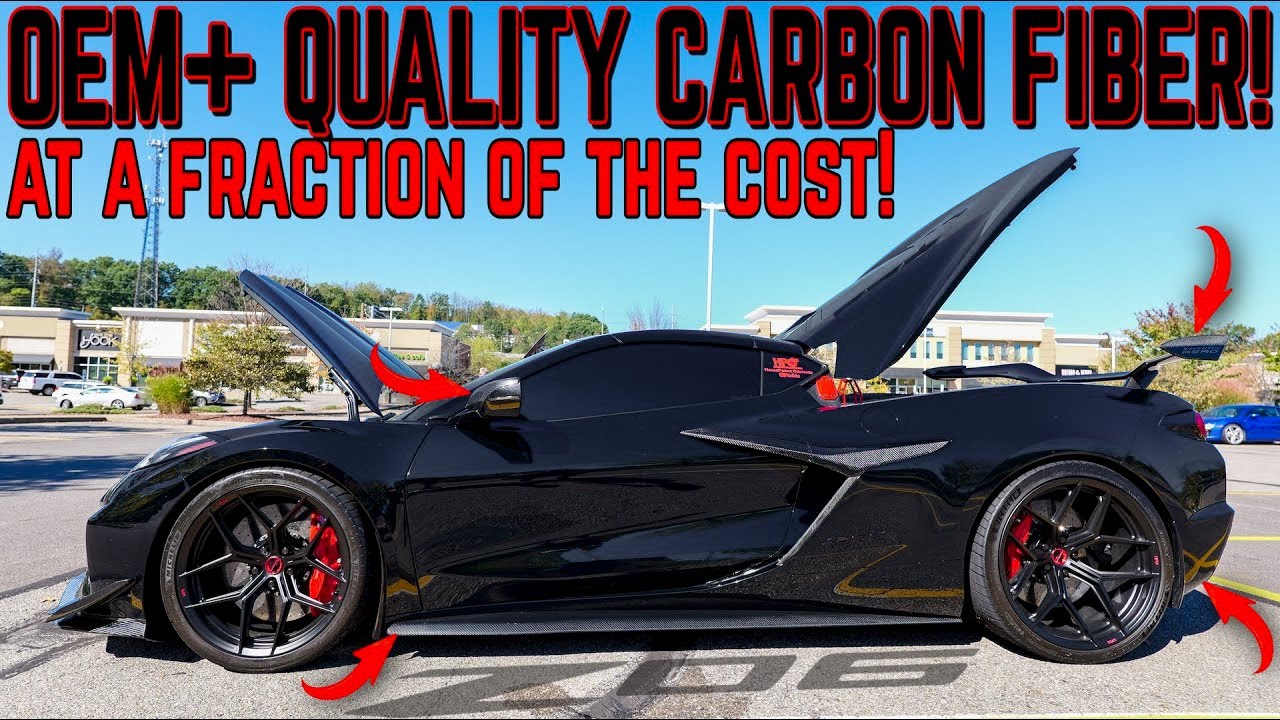 C8 Corvette Z06 side skirts: Quality and design like nothing you have seen!