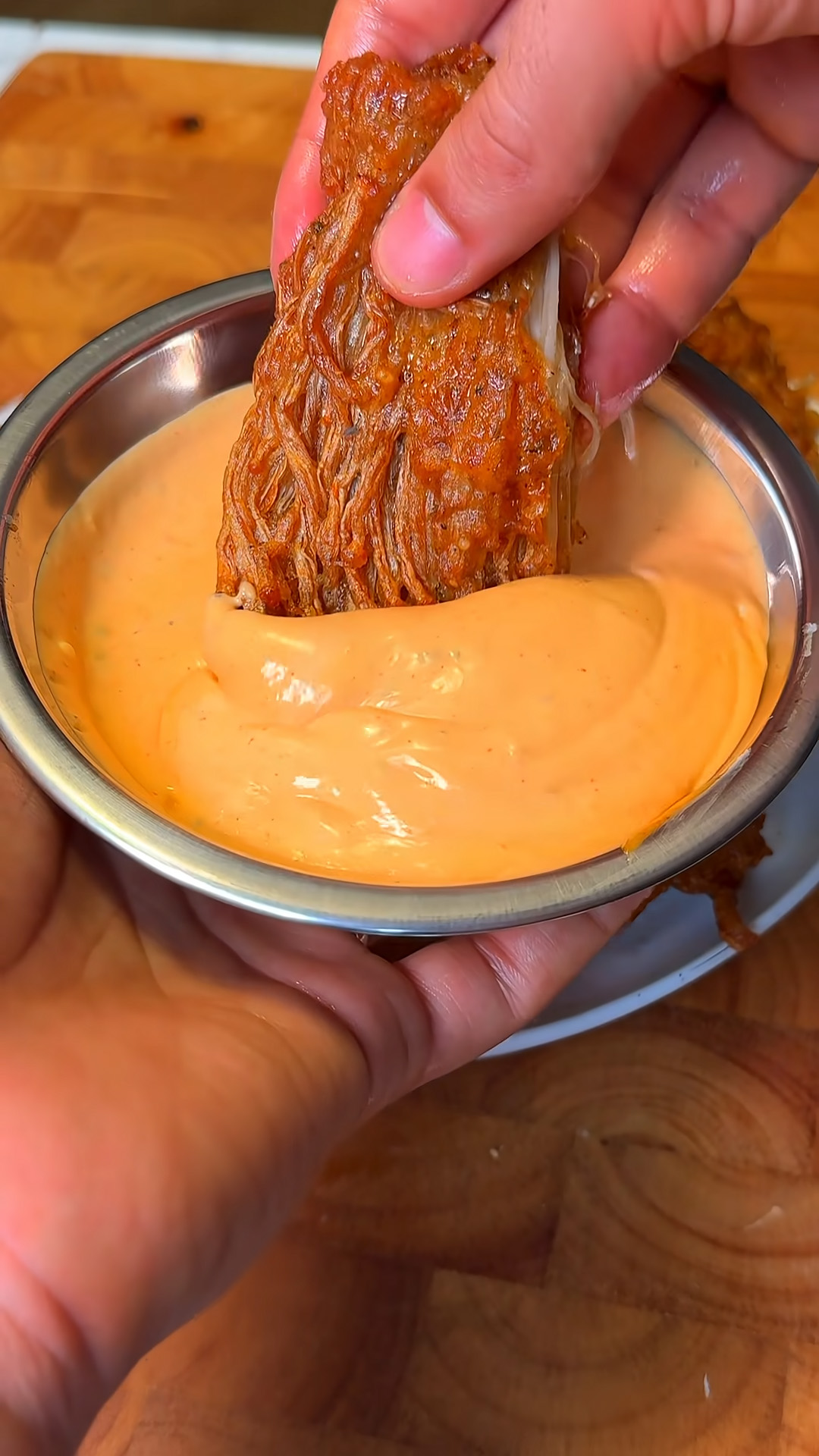 Simple and crispy enoki mushroom recipe