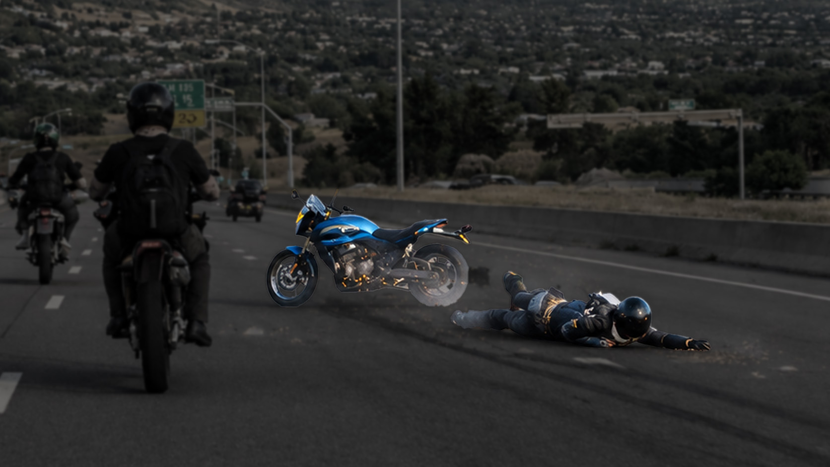 Crash caught on camera