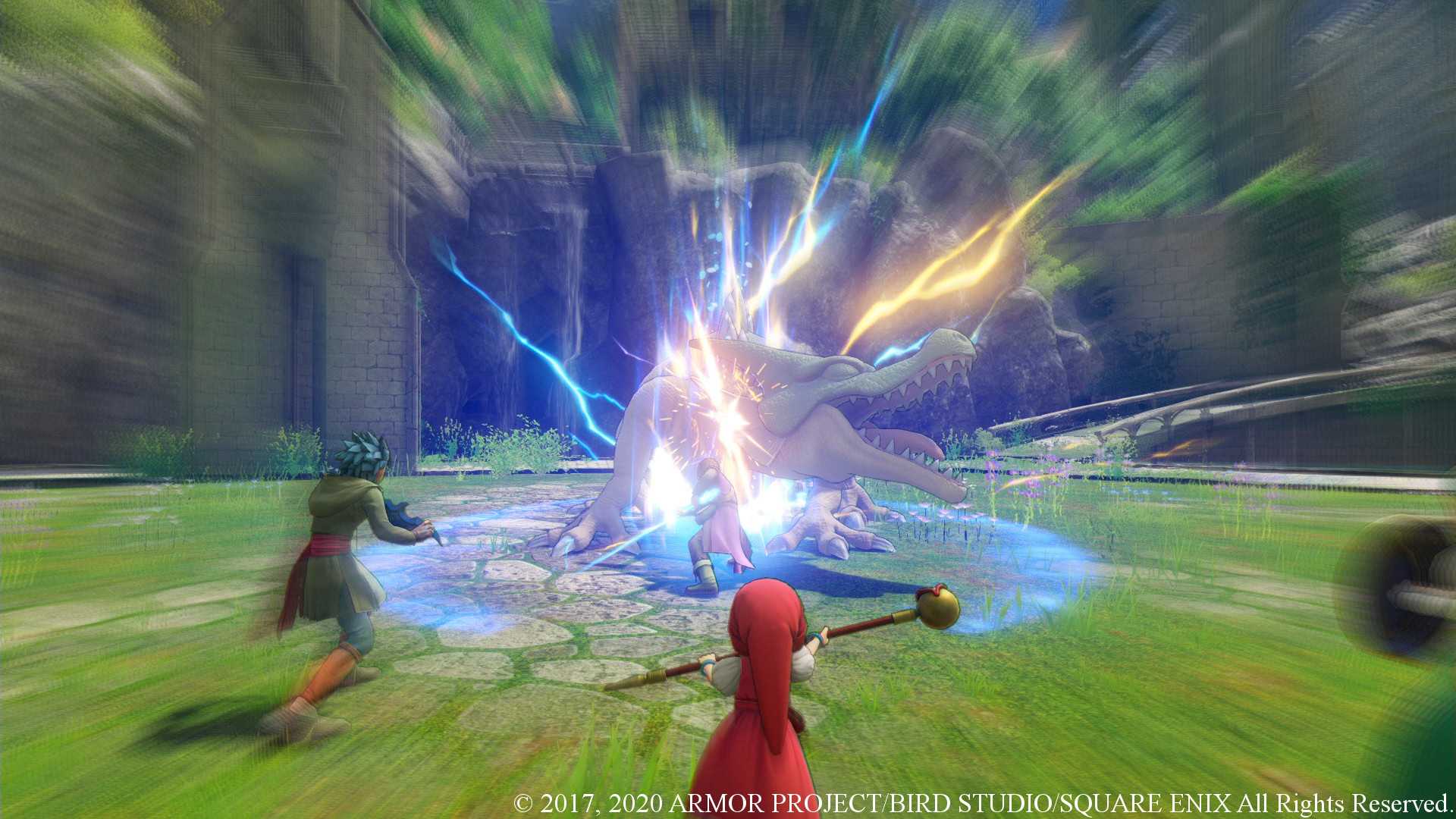 Combat in Dragon Quest XI S: Echoes of an Elusive Age