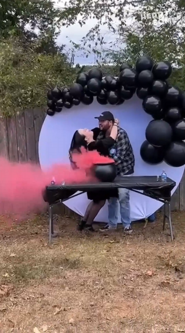 Couple’s wholesome gender reveal surprise with a magical twist