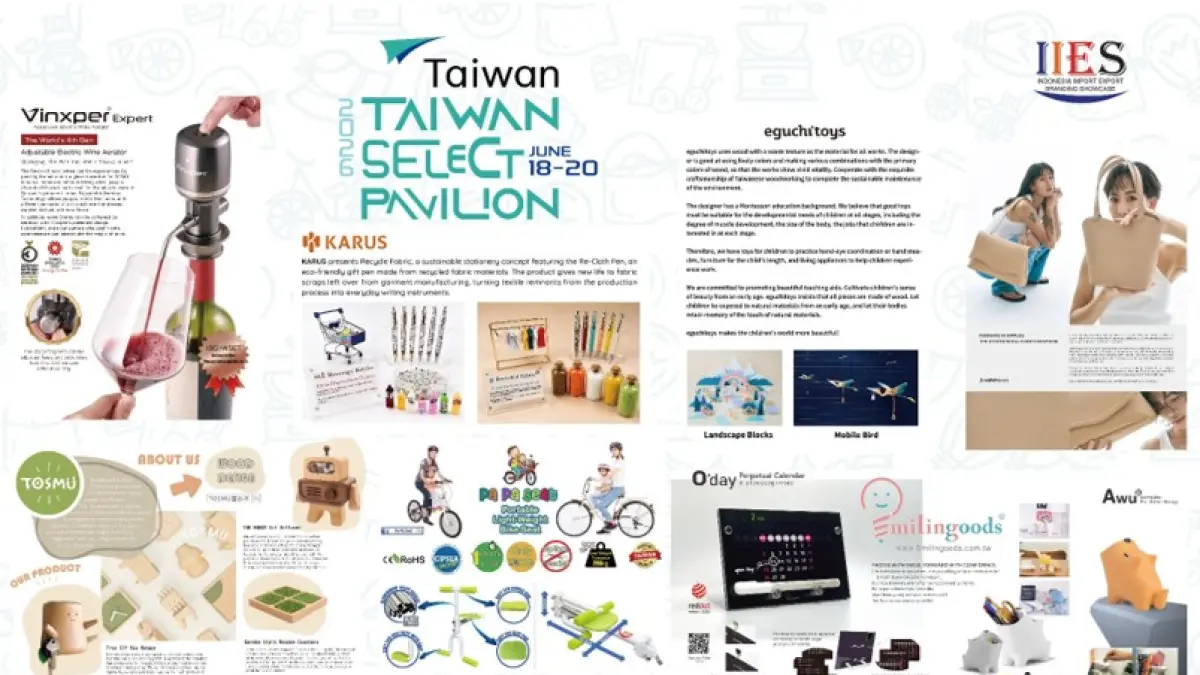 Taiwan Perkenalkan Kreativitas dan Teknologi AI di IIES 2026