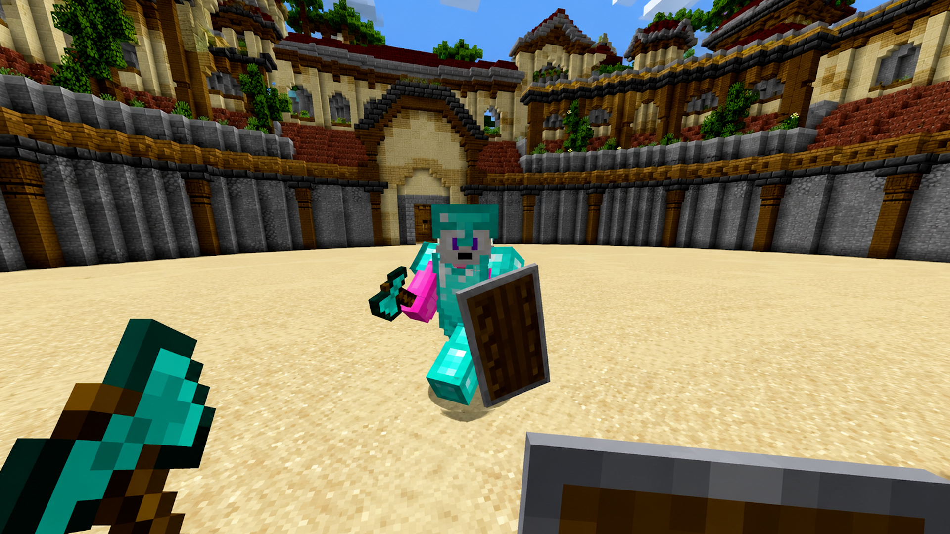 Strategies for different combat modes in Minecraft