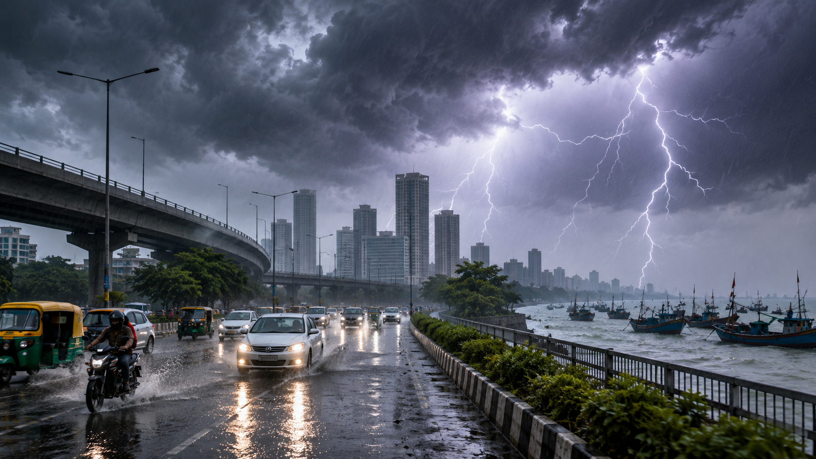 Heavy rain and thunderstorms lash NCR region; IMD issues alert