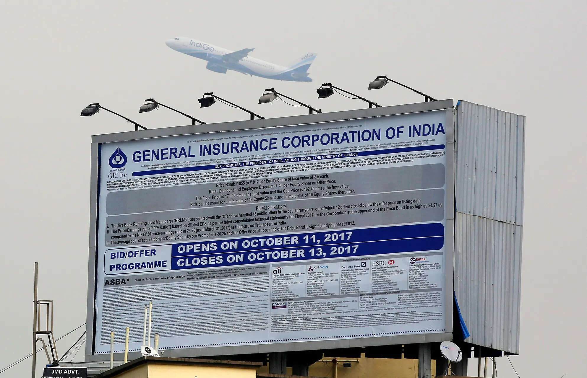 GIC shares decline 6% as Rs 3,088 crore OFS opens at 9% discount
