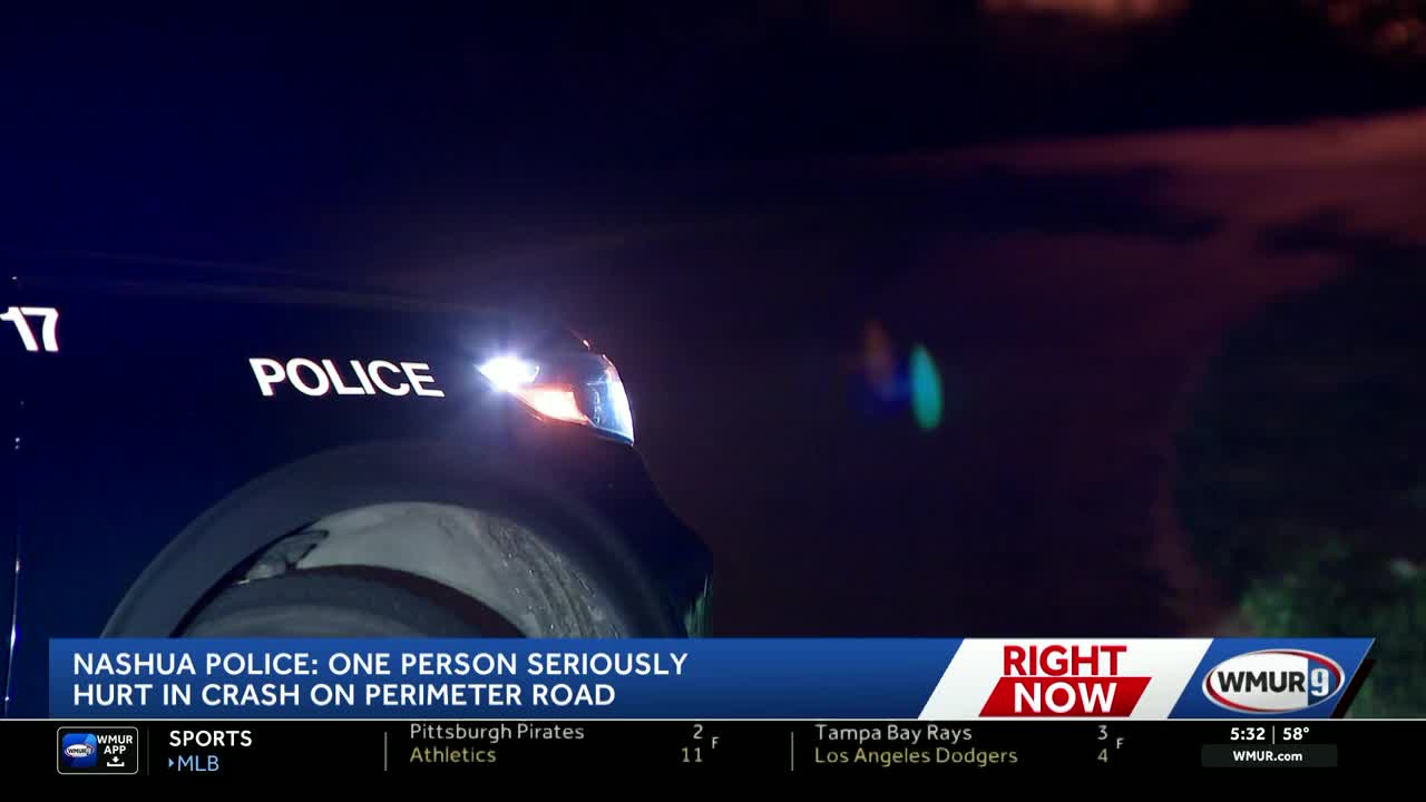 One person seriously injured after crash in Nashua