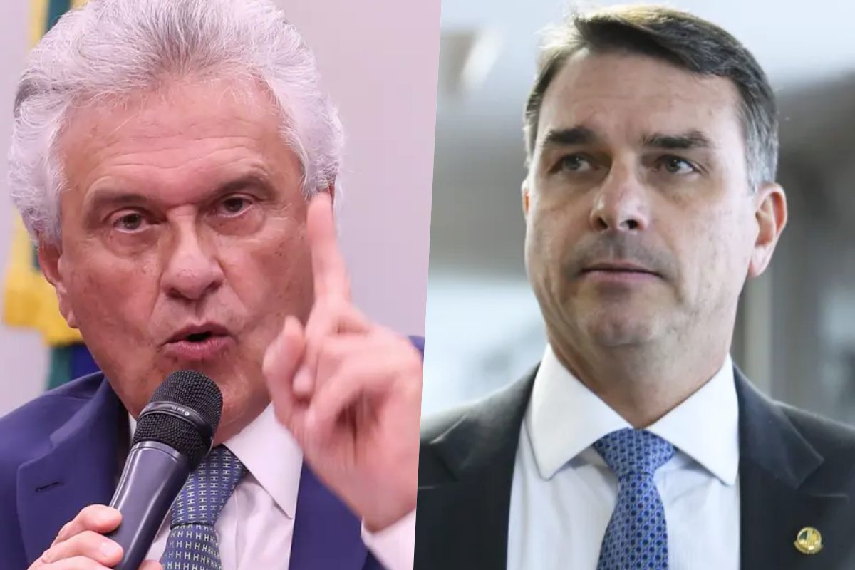 Caiado ironiza Flávio Bolsonaro por fala sobre urnas e embaixadores